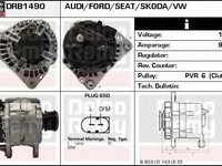 Generator / Alternator AUDI A3 (8L1) (1996 - 2003) DELCO REMY DRB1490