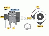 Generator / Alternator BMW 3 limuzina (E46), BMW 3 cupe (E46), BMW 3 Touring (E46) - BOSCH 0 986 046 220