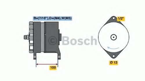 Generator / Alternator - BOSCH 0 120 468 054