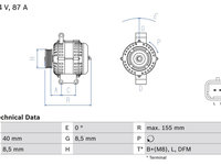 Generator / Alternator BOSCH 0 986 042 720