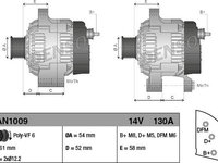Generator / Alternator CADILLAC BLS Wagon Producator DENSO DAN1009