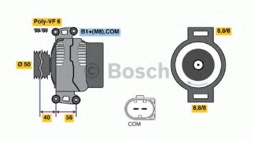 Generator / Alternator CHRYSLER PT CRUISER co