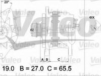 Generator / Alternator CITROËN RELAY caroserie (244) (2002 - 2020) VALEO 437220