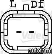 Generator / Alternator DACIA LOGAN pick-up US VALEO 437558