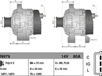 Generator / Alternator DAIHATSU TERIOS J2 DENSO DAN979