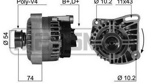 Generator / Alternator ERA 210405A