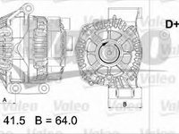 Generator / Alternator FIAT ALBEA (172) (2007 - 2016) VALEO 437475 piesa NOUA