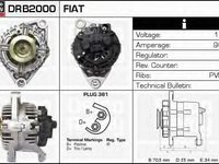 Generator / Alternator FIAT BRAVA (182), FIAT BRAVO I (182), FIAT MAREA (185) - DELCO REMY DRB2000