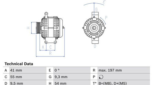 Generator / Alternator FIAT DOBLO Cargo 223 B