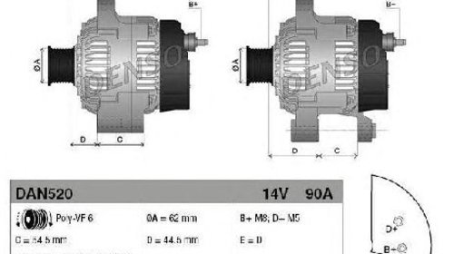 Generator / alternator FIAT DOBLO MICROBUS ( 