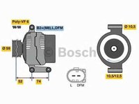 Generator / Alternator FIAT DUCATO bus 250 BOSCH 0 125 711 059