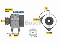 Generator / Alternator FIAT DUCATO caroserie (244) (2002 - 2016) BOSCH 0 986 080 190 piesa NOUA