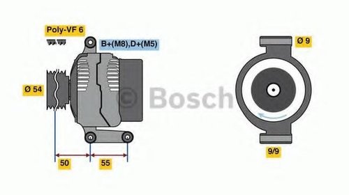 Generator / Alternator FIAT STRADA pick-up (1