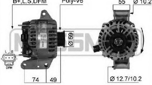 Generator / alternator FORD MONDEO III LIMUZI