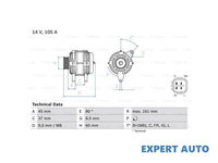 Generator / alternator Honda CR-V Mk III (RE) 2006-2016 #2 1042105370