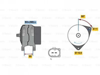 Generator / alternator Iveco DAILY III bus 1999-2006 #2 0124525064