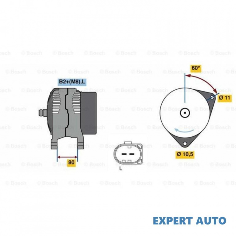 Generator / alternator Iveco DAILY III platou / sa
