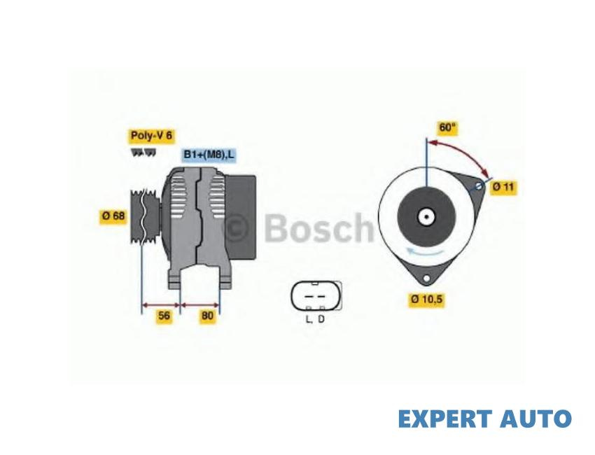Generator / alternator Iveco DAILY III platou / sa