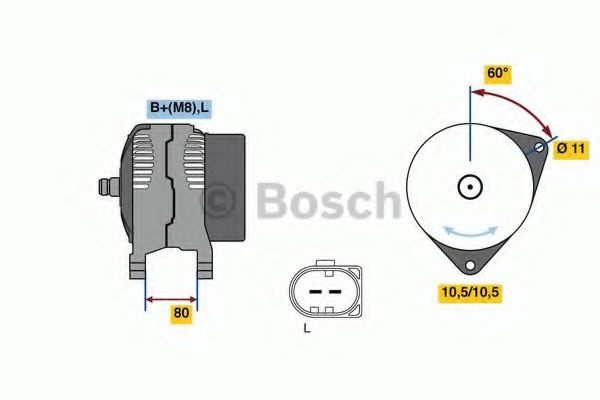 Generator / Alternator IVECO DAILY IV platou / sas