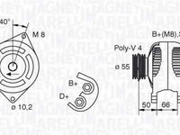 Generator / Alternator LANCIA DEDRA SW 835 MAGNETI MARELLI 063321607010