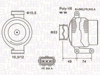 Generator / Alternator MAGNETI MARELLI 063731638010