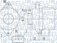 Generator / Alternator MAGNETI MARELLI 063731943010