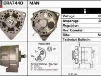Generator / Alternator MAN SM, MAN NM, MERCEDES-BENZ O 303 - DELCO REMY DRA7440