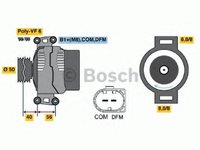 Generator / Alternator MERCEDES-BENZ VIANO (W639), MERCEDES-BENZ VITO bus (W639), MERCEDES-BENZ VITO / MIXTO caroserie (W639) - BOSCH 0 986 047 490