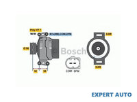 Generator / alternator Mercedes SPRINTER 3,5-t caroserie (906) 2006-2016 #2 0124615028