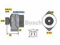 Generator/Alternator NOU - (fara piesa veche la schimb!) HONDA CIVIC Mk V hatchback (EJ, EK) - Cod intern: W20299402 - LIVRARE DIN STOC in 24 ore!!!