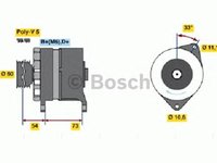 Generator/Alternator NOU - (fara piesa veche la schimb!) FIAT STRADA I (138A) - OEM - AUTOSTARTER: A4044 - Cod intern: W02744474 - LIVRARE DIN STOC in 24 ore!!!