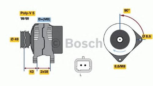 Generator/Alternator NOU - (fara piesa veche 