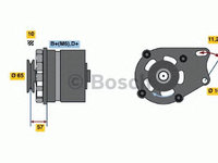 Generator/Alternator NOU - (fara piesa veche la schimb!) FIAT PANDA (141A_) - OEM - AUTOSTARTER: A4063 - Cod intern: W02744457 - LIVRARE DIN STOC in 24 ore!!!