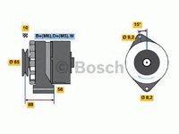 Generator/Alternator NOU - (fara piesa veche la schimb!) OPEL ASTRA F 1,7D - OEM-AUTOSTARTER: A0115|A0115 - W02331426 - LIVRARE DIN STOC in 24 ore!!!