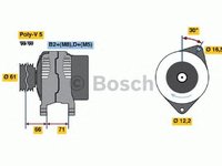 Generator/Alternator NOU - (fara piesa veche la schimb!) LANCIA DELTA Mk II (836) - Cod intern: W20299330 - LIVRARE DIN STOC in 24 ore!!!