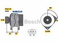 Generator/Alternator NOU - (fara piesa veche la schimb!) SEAT CORDOBA Vario (6K5) - OEM - AS-PL: A0006 - Cod intern: W02206175 - LIVRARE DIN STOC in 24 ore!!!