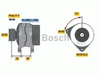 Generator/Alternator NOU - (fara piesa veche la schimb!) RENAULT CLIO Grandtour IV - Cod intern: W20299432 - LIVRARE DIN STOC in 24 ore!!!