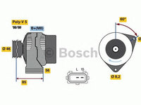 Generator/Alternator NOU - (fara piesa veche la schimb!) BMW 5 Touring (E39) - Cod intern: W20299490 - LIVRARE DIN STOC in 24 ore!!!