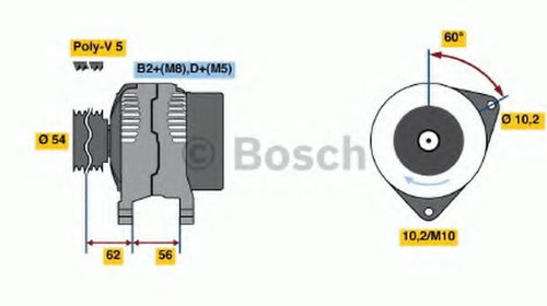 Generator / Alternator OPEL ASTRA G hatchback