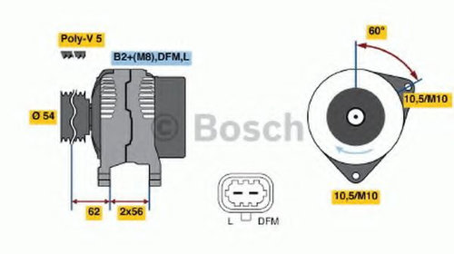 Generator / Alternator OPEL ASTRA H combi (L3