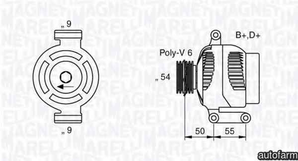 Generator / Alternator OPEL CORSA C caroserie (F08