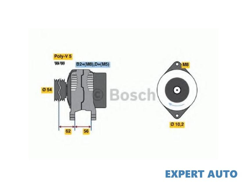Generator / alternator Opel CORSA C (F08, F68) 2000-2009 #8 0124225002