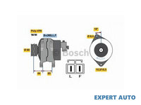 Generator / alternator Opel MERIVA 2003-2010 #2 0986048301