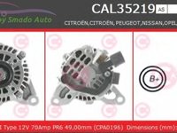 Generator / Alternator OPEL VIVARO Caroserie F7 1.9 DTI 08.2001 ... Prezent 1870 Motor Diesel