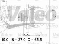 Generator / Alternator PEUGEOT 206 SW (2E/K) (2002 - 2020) VALEO 437220