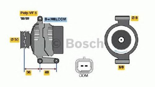 Generator / alternator PEUGEOT 308 SW 09/2007