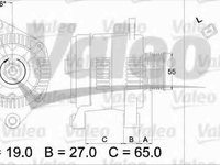 Generator / Alternator RENAULT CLIO II caroserie SB0/1/2 VALEO 436748
