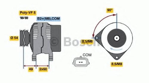 Generator / Alternator RENAULT CLIO Mk II (BB