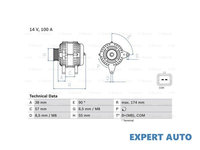 Generator / alternator Renault MEGANE II Sport Tourer (KM0/1_) 2003-2012 #2 2542855