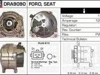 Generator / Alternator SEAT CORDOBA limuzina (6K1, 6K2), SEAT TOLEDO (1L), VW PASSAT (3A2, 35I) - DELCO REMY DRA9090